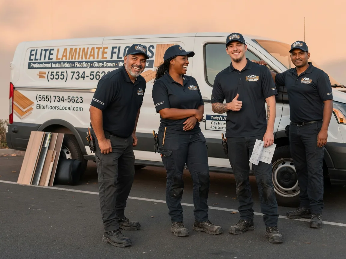 Laminate flooring installation company in Lahoma, OK